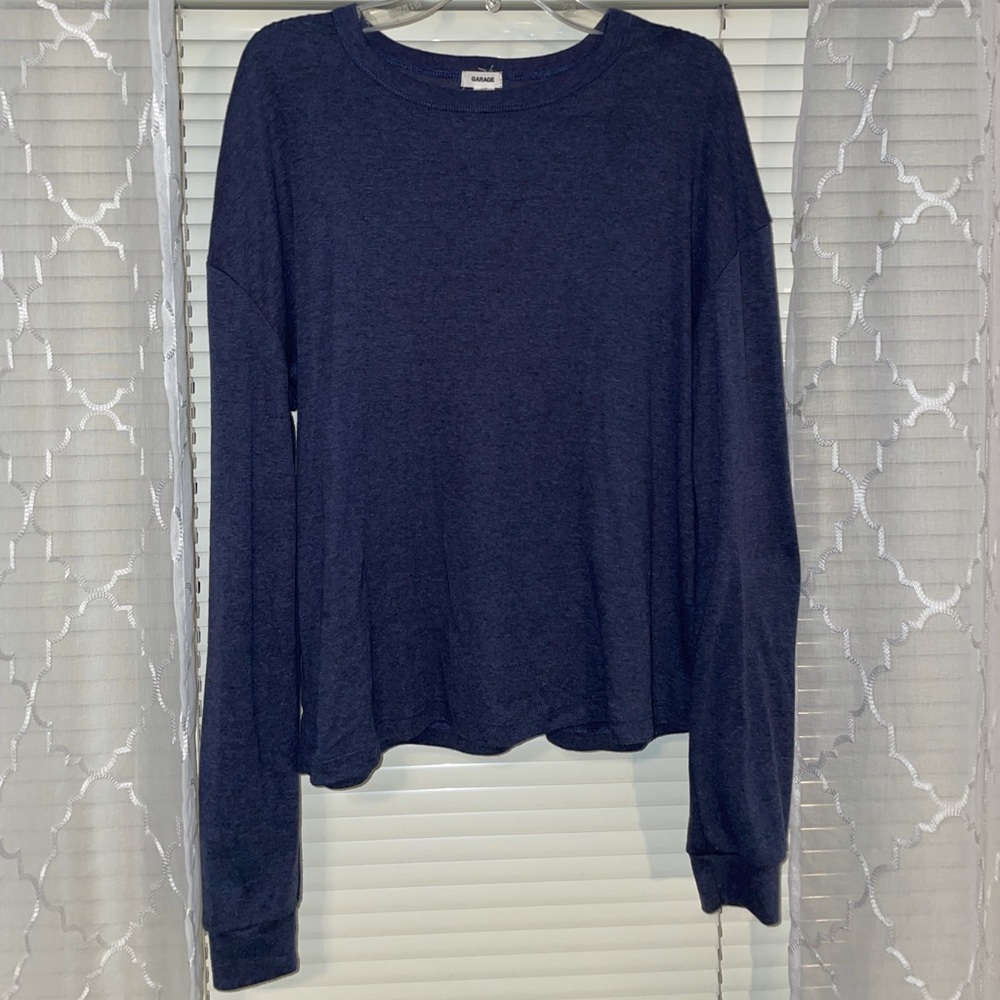 Garage Navy Long Sleeve🤸🏼‍♂️